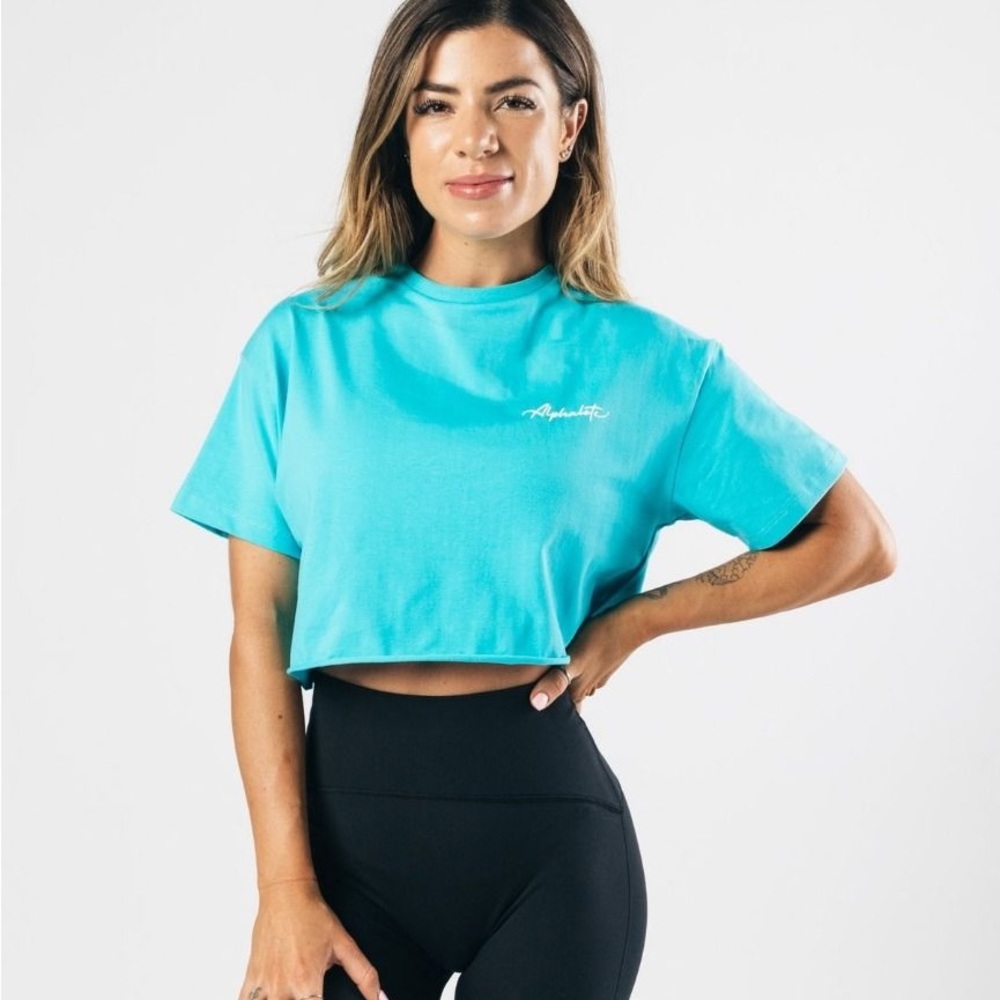 NWT Alphalete Signature Short Sleeve Crop